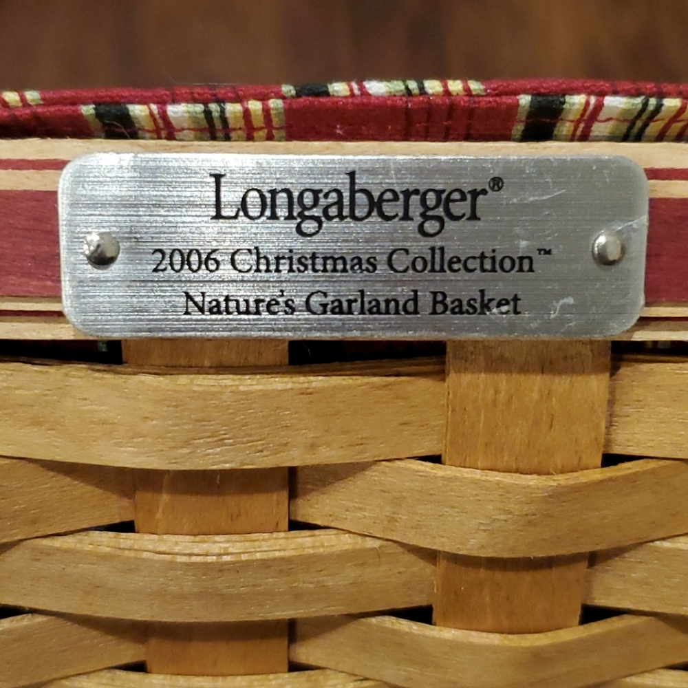 Longaberger 2006 Nature's Garland Basket - Picture 2 of 5